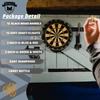 Steel Tip Darts Set |12 pc Bar Darts; 3 of Each Color; Perfect Fun Darts for 4 Players Throwing Metal Tip On Dartboard in Family Game Room, Man Cave (21g Black Knurls-STC10438) view 3