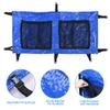 AW Trampoline Shoe Bag Trampoline Accessory Adjustable Strap,with 2 Separate Compartments Mesh Pocket for Storing Shoes Outdoor Home view 4