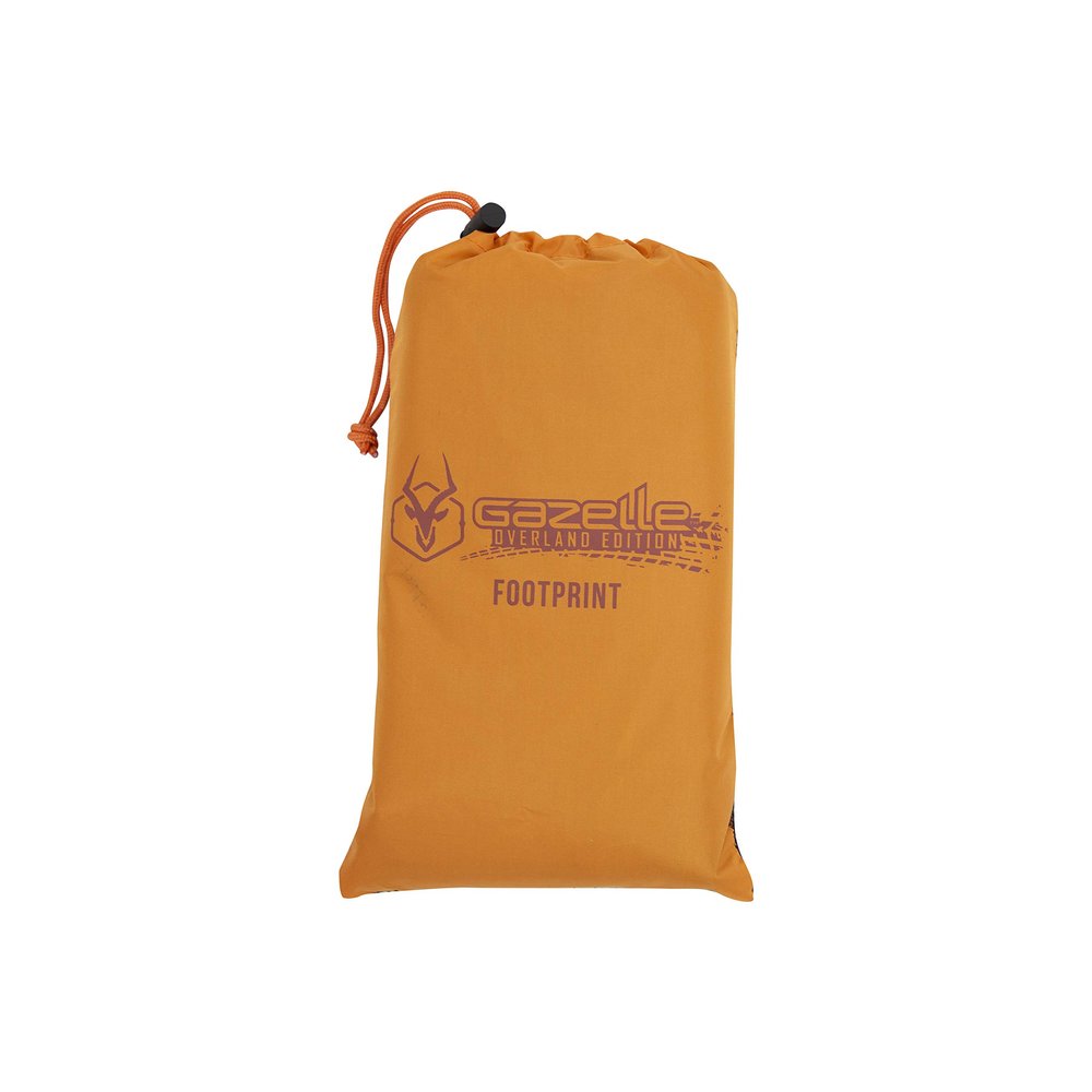 Gazelle Tents, T4 Tent Footprint, 300D, Waterproof Ground Tarp, 4 Tack Down Stakes, GA101