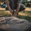 Gazelle Tents, T3X Tent Footprint, 300D, Waterproof Ground Tarp, 4 Tack Down Stakes, GA108 view 3