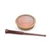 FOXPRO Bittersweet Pot Glass and Slate Turkey Call for Hunting Two-Sided Turkey Pot Call Honey Locust Wood Pot and One-Piece Purple Heart Striker view 1