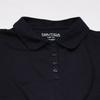 Nautica Big Girls School Uniform Short Sleeve Polo Dress, Navy Front Tie, 20.5 view 4