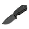 Boker Plus Little Dvalin Fixed Blade EDC Knife, G10 Handles Black Coated D2 Steel with Black Kydex Sheath, Designed by Dirk Hofmeister (Spearpoint) view 1