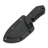 Boker Plus Little Dvalin Fixed Blade EDC Knife, G10 Handles Black Coated D2 Steel with Black Kydex Sheath, Designed by Dirk Hofmeister (Spearpoint) view 2