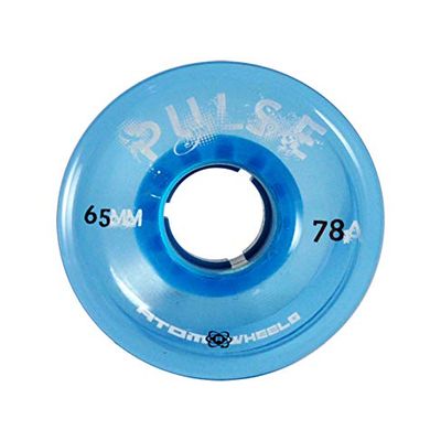 SKATE GURU Outdoor Quad Roller Wheels 78A Atom Pulse 65x37 Blue / 1 Pack - 4 Wheels