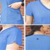Adar Pro Heather Scrubs for Women - Modern V-Neck Scrub Top - P7002H - Heather French Blue - XL view 4