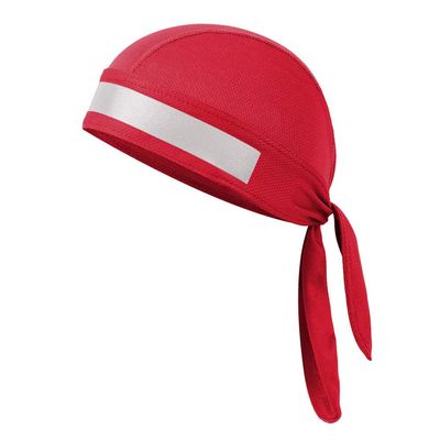 SNAHE Sweat Wicking Cycling Beanie Caps Helmet Liner Cooling Caps Quick Drying Pirate Hats Head Wrap Fit Running Hat for Motorcycle(red)
