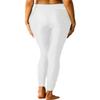 Moily Women Solid Mesh Splice Bandage Side Legging Pants Yoga/Pilates/Workout Activewear Swimpants White X-Large view 3