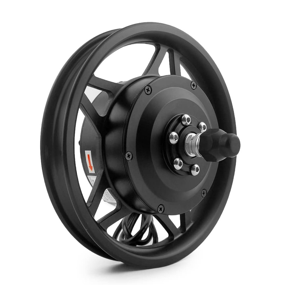 24V 36V 250W Mini Bicycle Wheel Motor Scooter Hub Motor 12 Inch Wheel with Hub Motor 12" Bike Front Wheel (Black 36V)