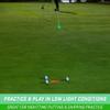 GoSports Light Up Golf Hole Lights 3 Pack - Great for Low Light Golf Play, Putting Practice, Chipping Practice and More view 3