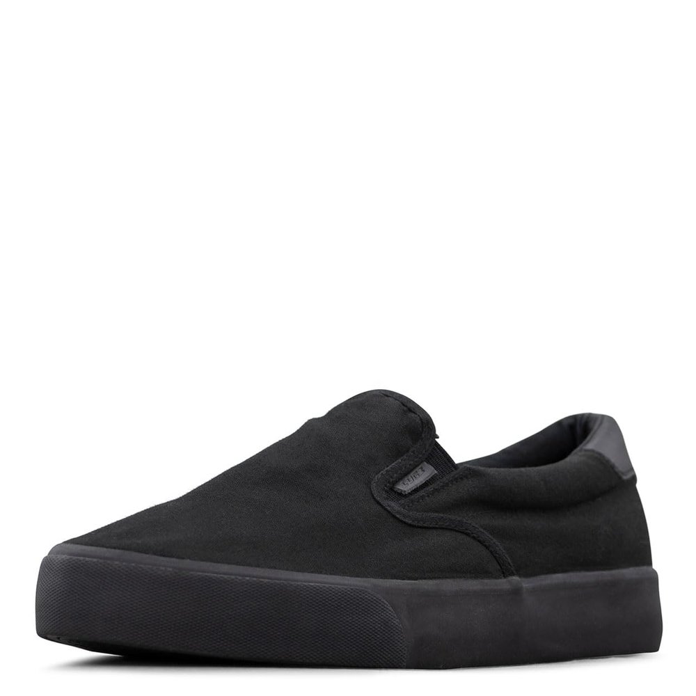 Lugz | Clipper Casual Sneakers for Men | Slip On Shoes for Men | Everyday Men Footwear, Black/Black, 9
