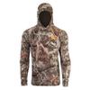 First Lite Mens Wick Hoody - Merino Wool Ultralight Camo Hunting Base Layer, Quick Dry, UV Protection Hunting Clothing, First Lite Specter, Large view 1