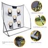 VANCL Football Training Net Portable 7X7ft Knotless Quarterback Throwing Net for Improving Football Accuracy Throwing with 5 Target Pockets &Carry Bag view 3