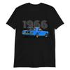 1966 Stang American Classic Pony Car Club Short-Sleeve Unisex T-Shirt Black