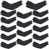 Bememo 16 Pairs UV Sun Protection Arm Sleeves for Men Women Cooling Arm Sleeves for Sports Workouts Tattoo Covers(Black) view 1