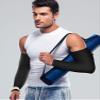 Bememo 16 Pairs UV Sun Protection Arm Sleeves for Men Women Cooling Arm Sleeves for Sports Workouts Tattoo Covers(Black) view 3