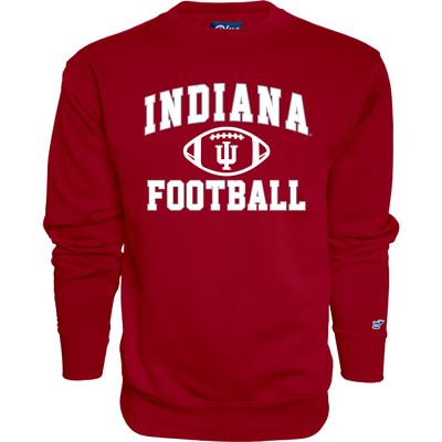 Blue 84 Men's Indiana Hoosiers Crewneck Sweatshirt Team Color Football, Team Color, XX-Large