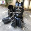 300 Spartan Muscle Armor with Helmet Maximus Leather Leg or Arm Guard Custom Size view 3
