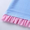 Freebily Baby Child Girls Two Piece Tankini Swimwear Summer Beachwear Rash Guard with UPF 50+ Blue Stripe 0-3 Months view 4