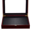 Mewish Wooden 30 Holes Championship Ring Display Box Thirty Slots Clear Glass Window Championship Rings Set Case view 2