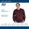 Blue 84 Men's Indiana Hoosiers Crewneck Sweatshirt Team Color Football, Team Color, X-Large view 4
