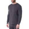 Alpine Swiss Mens Thermal Long Sleeve Top Underwear Crew Neck Shirt Waffle Knit Henley Base Layer Gray 2XL view 4