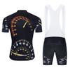 MOXILYN Mens Cycling Jersey MTB Clothes Cycling Kit Bike Shirts and Cycling Bibs Short with 20D Gel Pad Biking Clothing Set view 2