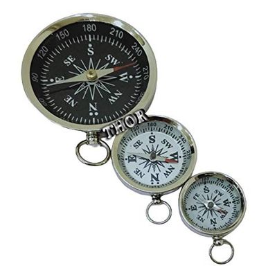 Nautical Marine Poem Compass Marine Gift Navigation Pocket Compass Set of 3 Rustic Vintage Home Decor Gifts