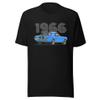 1966 Stang American Classic Pony Car Club Short-Sleeve Unisex T-Shirt Black view 4