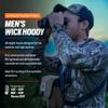 First Lite Mens Wick Hoody - Merino Wool Ultralight Camo Hunting Base Layer, Quick Dry, UV Protection Hunting Clothing, First Lite Specter, Medium view 3