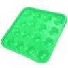 Billiard Ball Tray, 16 Holes Pool Ball Tray Billiard Ball Holder Tray Snooker Ball Storage Tray Pool Table Accessories 16 Balls(Green) Billiards Supplies view 3