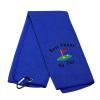 Dad Golf Towel Embroidered Golf Towel Gift Golf Father Gift Best Papa/Pops/Grampy/Papaw/Opa/Poppy by Par Golf Towel with Clip (Best Poppy-BK) view 1
