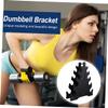 VOSAREA 2pcs Dumbbell Storage Bracket Dumbbell Organizer for Home Gym Office Use Space-saving Display Rack Sturdy Design for Optimal Weight Storage view 3