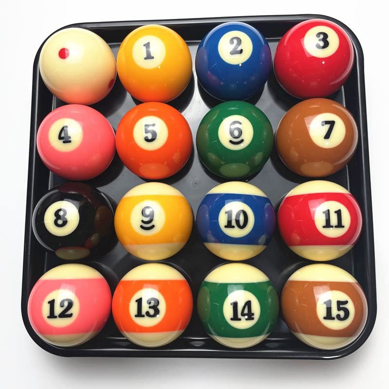 16 Holes Billiard Ball Tray, Pool Ball Tray Billiard Ball Holder Tray Snooker Ball Storage Tray Pool Table Accessories(Black)