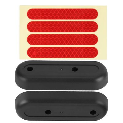 Keenso 2PCS Rear Fork Decorative Cover, Rear Fork Decorative Cover Reflective Sticker Fit for G30 Electric Scooter(red) Electric Modification Accessories