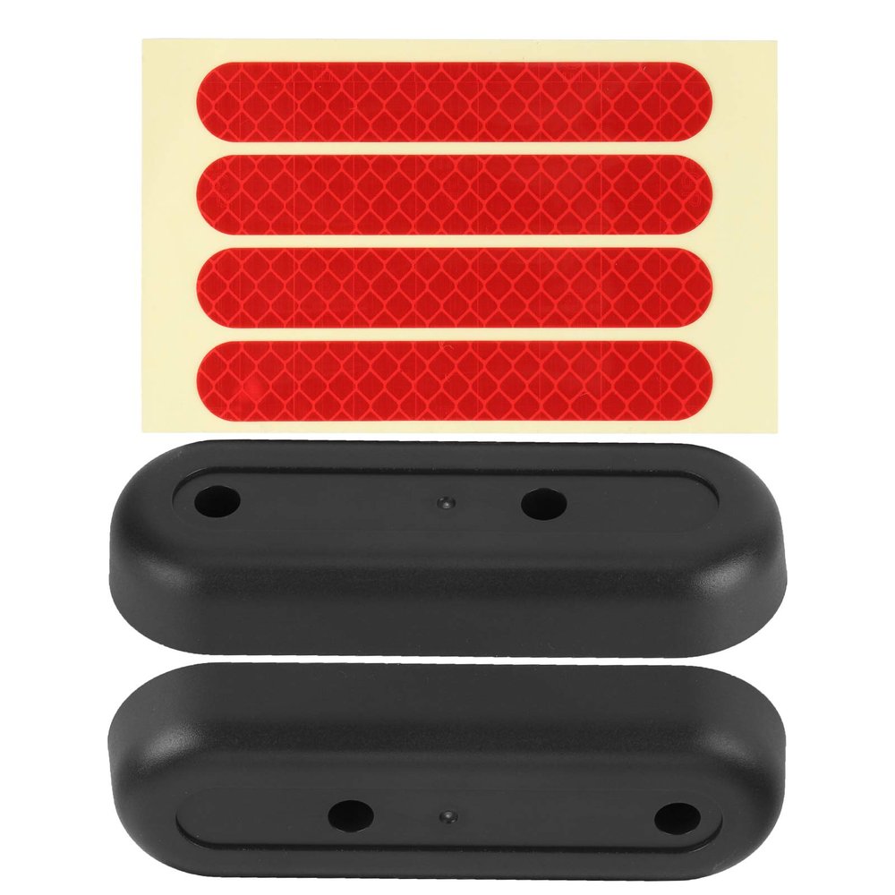 Keenso 2PCS Rear Fork Decorative Cover, Rear Fork Decorative Cover Reflective Sticker Fit for G30 Electric Scooter(red) Electric Modification Accessories