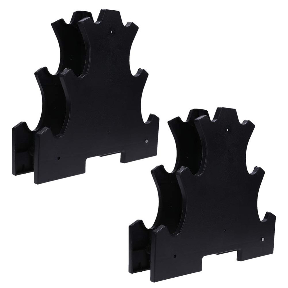 Vertical Dumbbell Holders Tower 2pcs Dumbbell Storage Rack Compact Lightweight for Home Gym Friends Present