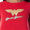DC Comics Women's Wonder Woman Gold Foil Logo Shirt and Shorts Loungewear 2 Piece Pajama Set (Small) view 3