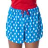 DC Comics Women's Wonder Woman Gold Foil Logo Shirt and Shorts Loungewear 2 Piece Pajama Set (Small) view 4