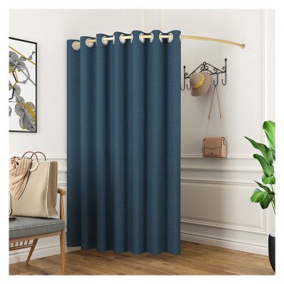 XXIOJUN Mobile Fitting Room, Floor-Standing Temporary Changing Room Privacy Partition Tent Screen C-Shaped Ring Shelf for Shopping Malls, Offices with Hook Up (Color : Blue, Size : 90cm)
