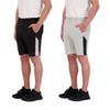 Unipro Mens Basketball Shorts with Pockets 2 Pack Quick Dry Athletic Mesh Short for Men Gym Workout and Training Clothing (as1, Alpha, s, Regular, Regular, Black-Grey Heather) view 1
