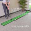 GoSports Pure Putt Golf 9 ft Putting Green Ramp - Premium Wood Training Aid for Home & Office Putting Practice, Includes 9 ft Putting Green and 4 Golf Balls view 2
