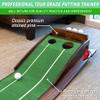 GoSports Pure Putt Golf 9 ft Putting Green Ramp - Premium Wood Training Aid for Home & Office Putting Practice, Includes 9 ft Putting Green and 4 Golf Balls view 4