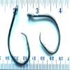 500 Gerry's Tackle 4X Strong Inline (Non-Offset) Black Circle Hooks Size 5/0 view 1