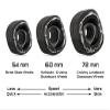 Shark Wheel Tie Dye Street Skateboard, Complete Skateboard with 54MM, 99A Twisted Shark Wheels for Road Skating view 4