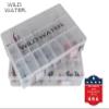 Wild Water Fly Fishing 123 Premium Flies Assortment with 2 Clear Fly Boxes incl. Dry, Caddis, Nymph for Bass, Panfish, Trout, Crappie, Pike, Sunfish view 2