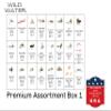 Wild Water Fly Fishing 123 Premium Flies Assortment with 2 Clear Fly Boxes incl. Dry, Caddis, Nymph for Bass, Panfish, Trout, Crappie, Pike, Sunfish view 4