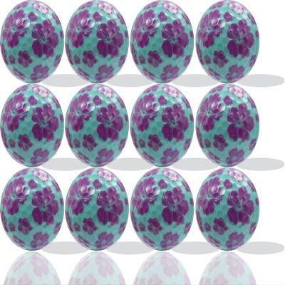 Blue Hibiscus Golf Balls 12 Pack - Great Gift Idea