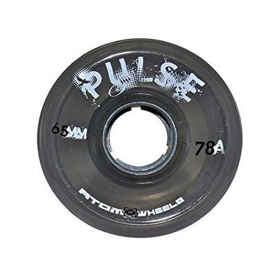 Atom Skates Outdoor Quad Roller Wheels 78A Atom Pulse 65x37 Black / 1 Pack - 4 Wheels