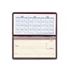5 Checkbook Transaction Registers w/Vinyl Checkbook Cover (Maroon) view 2